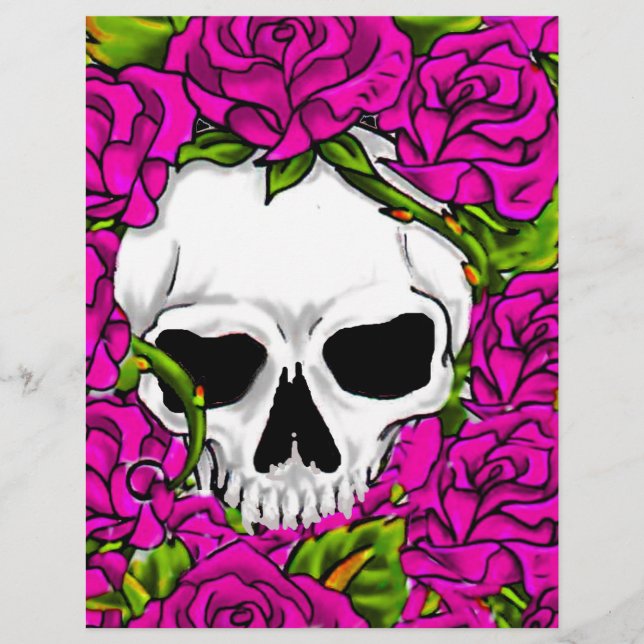 Rosa ros och skal (Framsida)