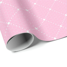 Rosa ros Pastel Delikate Snöre White Elegant Presentpapper