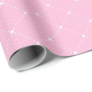 Rosa ros Pastel Delikate Snöre White Elegant Presentpapper