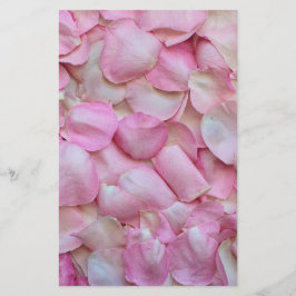 Rosa ros Petals Brevpapper