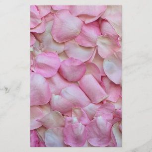 Rosa ros Petals Brevpapper