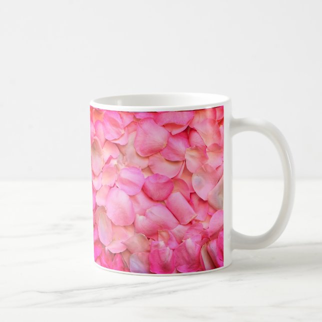 Rosa ros Petals Kaffemugg (Höger)