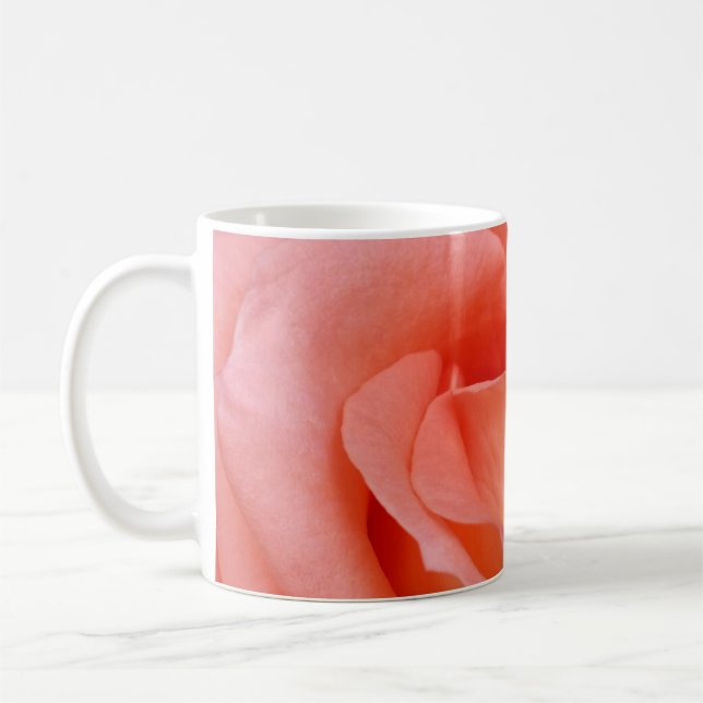 rosa ros petals kaffemugg (Vänster)