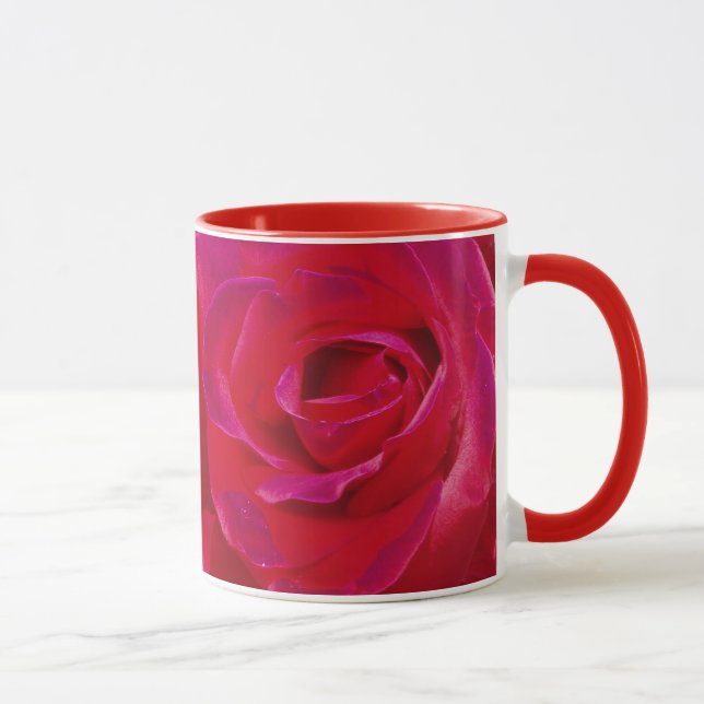 Rosa ros Petals Mugg (Höger)