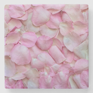 Rosa ros Petals Stenunderlägg