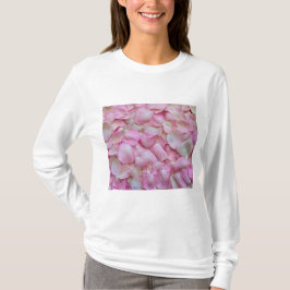 Rosa ros Petals T Shirt