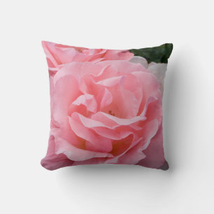 Rosa ros Photo Pillow Nature Älskare Gardeners Kudde