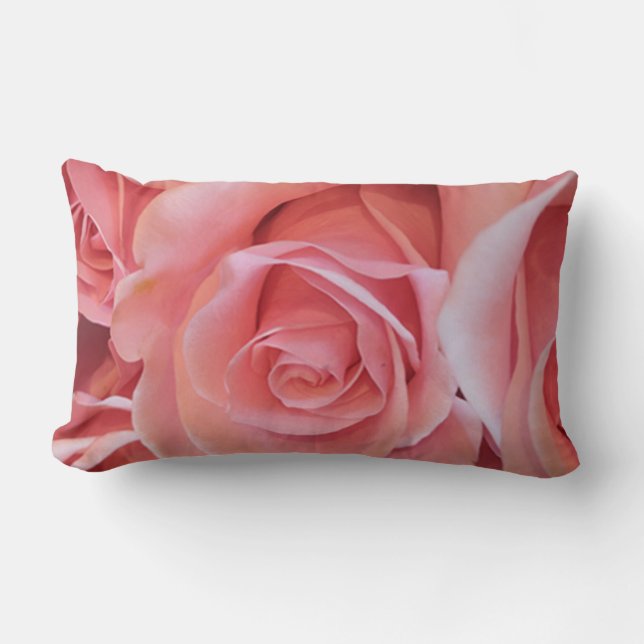 Rosa ros Pillow Lumbarkudde (Framsida)
