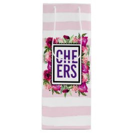 Rosa ros & Poppy Blommigt Bouquet Cheers