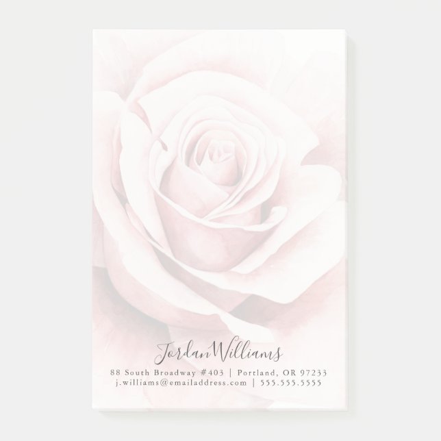 Rosa ros post-it block (Framsida)