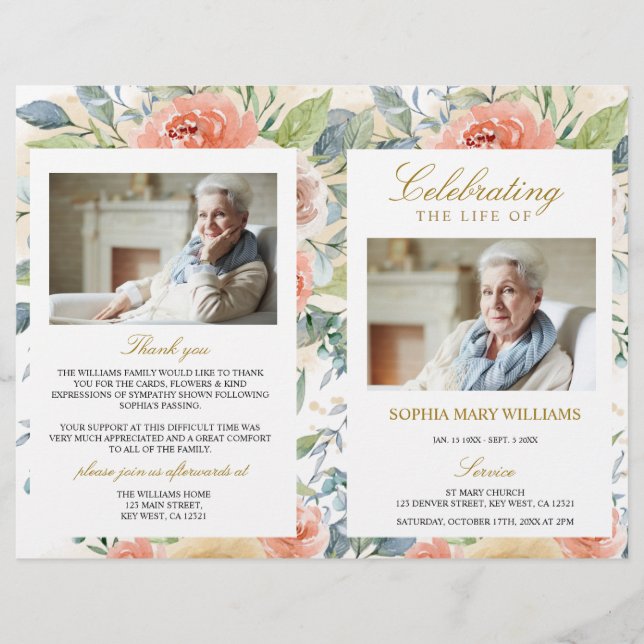  Rosa ros-programmet | Serviceorder (Framsida)