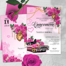 Rosa ros Quinceanera Rosa Lowrider Chola Chicana