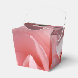 Rosa ros-ruta för att ta ut favoriter presentaskar