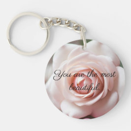 Rosa ros Selfesteem Booster Acrylic Keychain