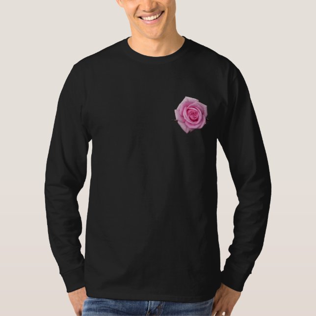 Rosa ros Shirts Novelty Bouteniere Ro T-shirt (Framsida)