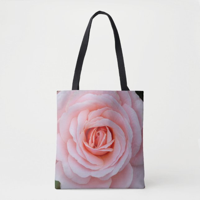 Rosa ros skönhet tygkasse (Framsida)