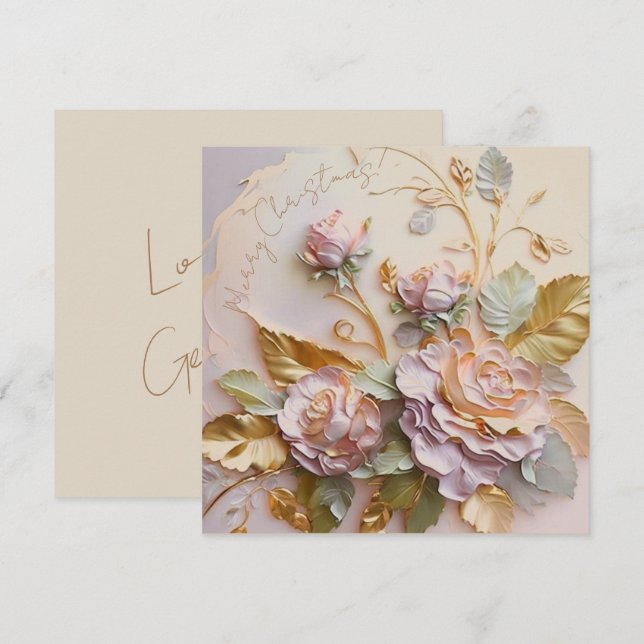  Rosa ros skulptur (Fram/baksida)