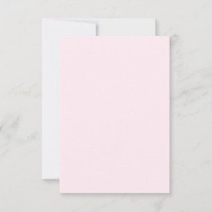 Rosa ros Soft Blek White Pastel Solid Färg Kort