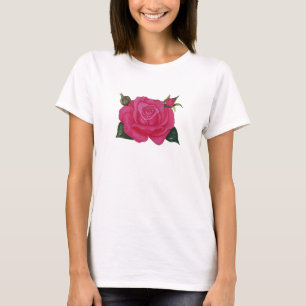 Rosa ros t-shirt