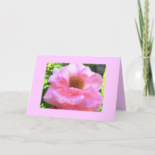 "rosa ros"…, Tänkande av dig Card. Kort