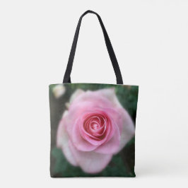 Rosa ros Tote Tygkasse
