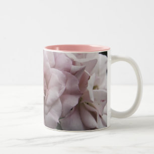 Rosa ros Två-Tonad mugg