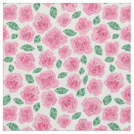 Rosa ros tyg