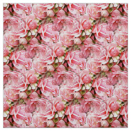 Rosa ros tyg