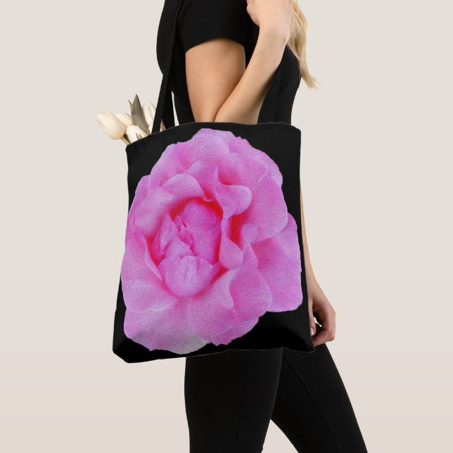 rosa ros tygkasse (Närbild)