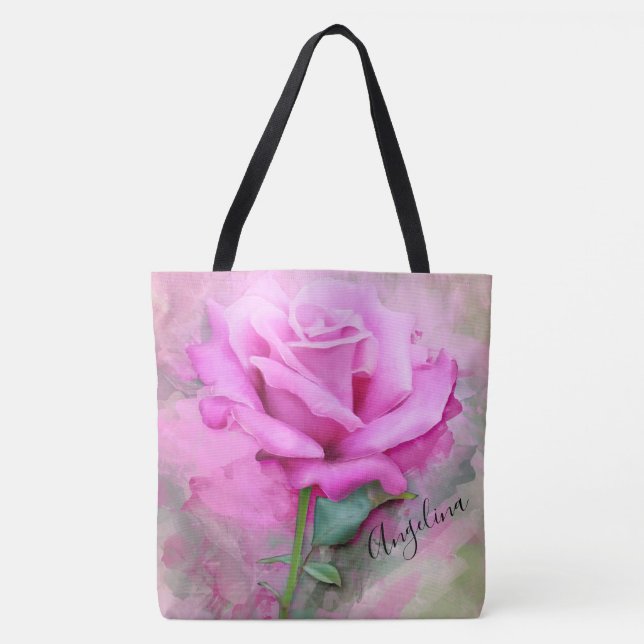 Rosa ros tygkasse (Framsida)