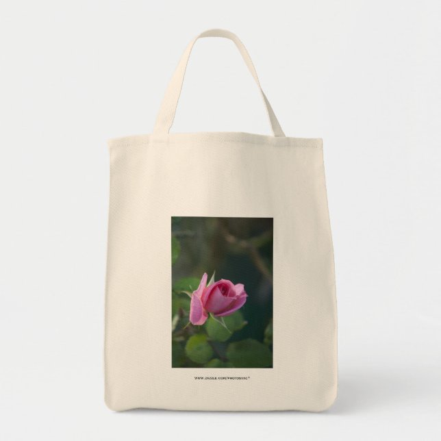 Rosa ros tygkasse (Framsidan)