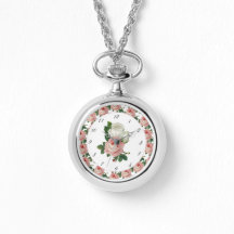 Rosa ros Vintage Botanical Watch Watch