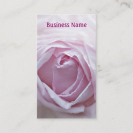 Rosa ros visitkort