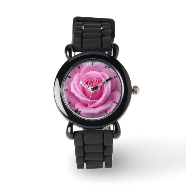 Rosa ros Watch Romantic Ro Wrist Watch Rosa Armbandsur (Framsida)