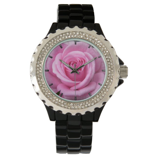 Rosa ros Watch Romantic Ro Wrist Watch Rosa Armbandsur (Framsida)
