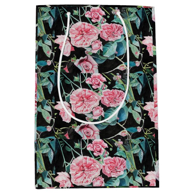 Rosa ros Watercolor Painting Art Ro (Framsidan)