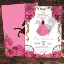Rosa ros Western Charro Quinceanera