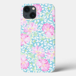 Rosa ros, White Butterflies iPad Case-Mate Fodral