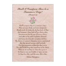 Rosa ros, William Shakespeare Kärlek Dikt