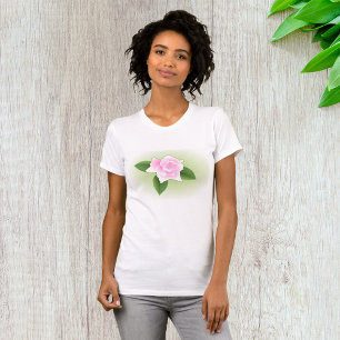 Rosa ros Womens T-Shirt