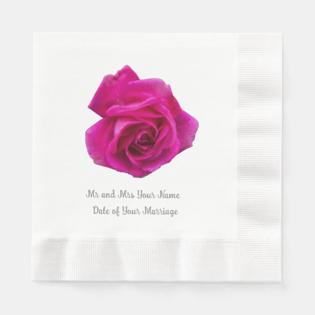 Rosa Rosa #5 Pappersservett (Framsidan)
