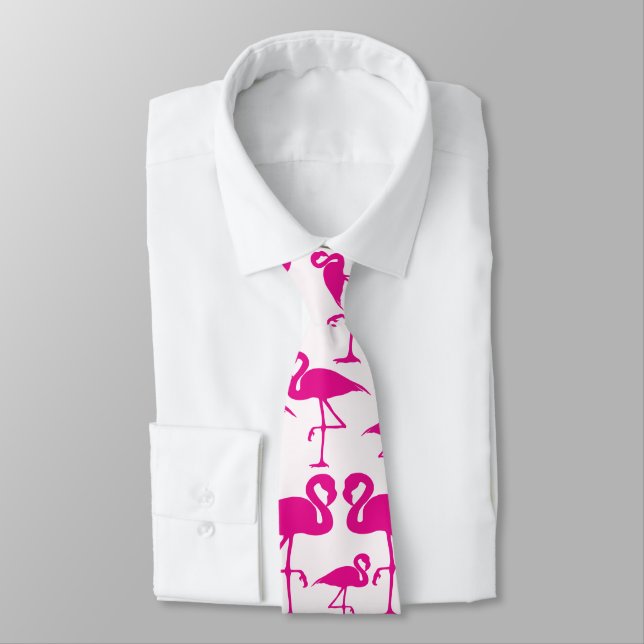 Rosa rosa Flamingos Slips (Bunden)