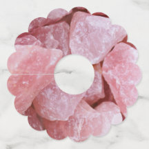 Rosa Rosa Kvarts Kristall Ädelsten Pappers Vinglas