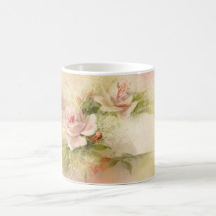Rosa rosa kvinnliga damer kaffemugg