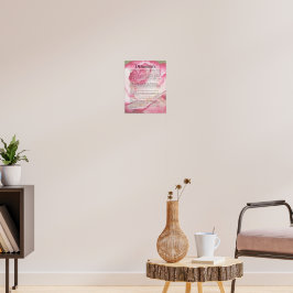 Rosa rosa och desiderata-dikt poster
