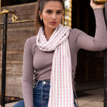 Rosa Rosa om bröstcancermedvetenhet Ribbon Mönster Sjal<br><div class="desc">Rosa Rosa om bröstcancermedvetenhet Ribbon Mönster Scarf</div>