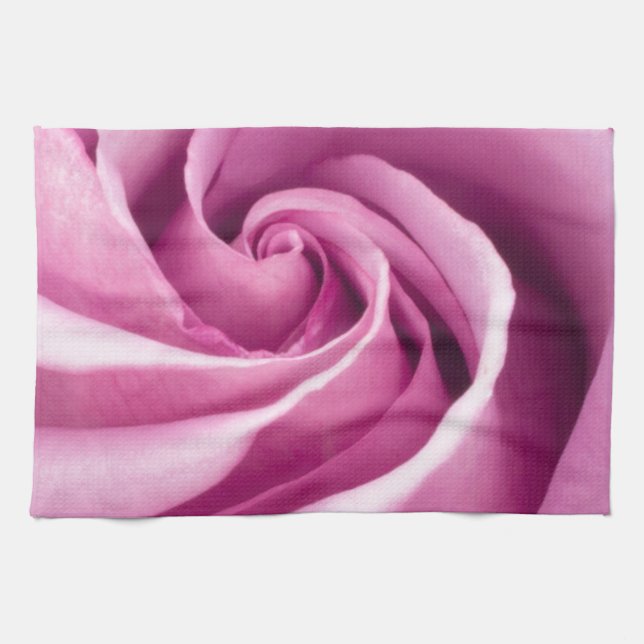 Rosa Rosa Vikad Till Perfektion - Handduk Kökshandduk (Horisontell)