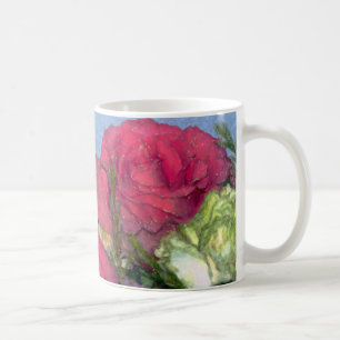 rosa rosabstrakt kaffemugg