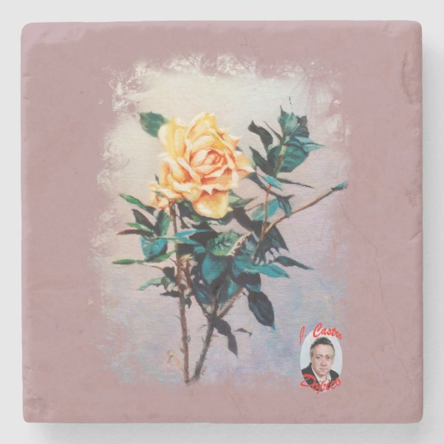 Rosa/Rose Stenunderlägg (Framsidan)