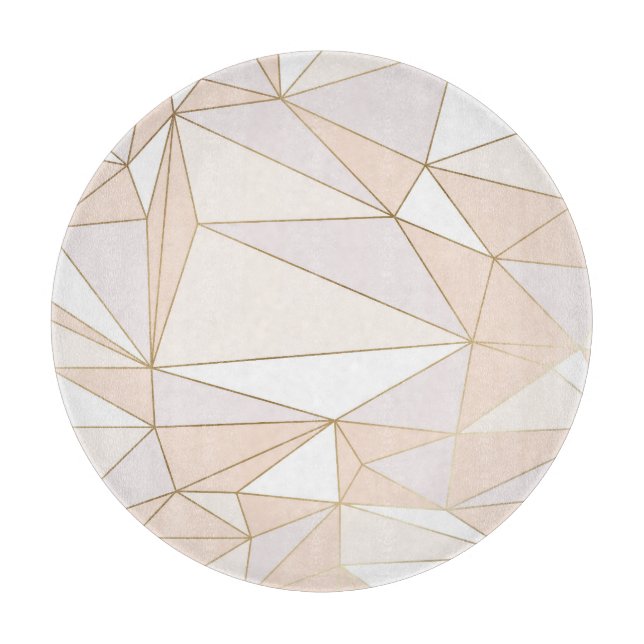 Rosa Rosegold: Abstrakt Geometric Luxury (Framsidan)